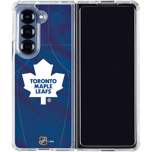 NHL Toronto Maple Leafs Home Jersey Galaxy Z Fold6 Clear Case